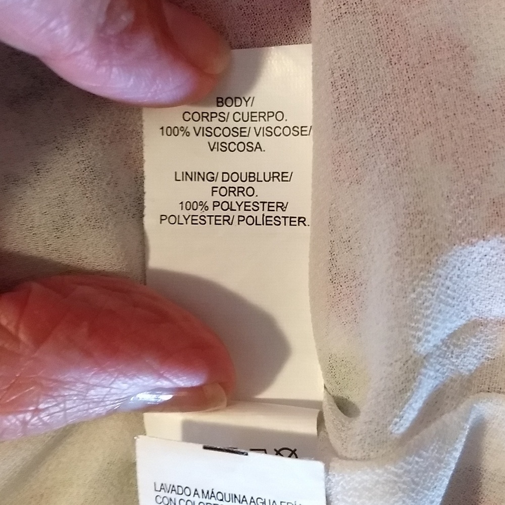 NWT Lucky Brand Med. Floral White Boho Maxi Dress - Picture 6 of 7